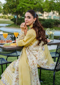 Elaf Premium | Luxury Lawn 25 | ELH-4A DANDELION - by - Libasekhas UK - Registered Vendor of : Elaf Premium - 100% Original Designer Dresss