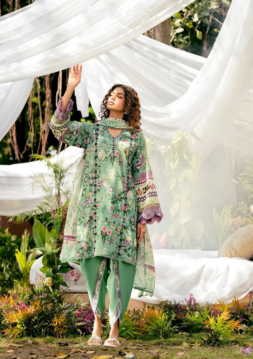 Elaf Premium | Prints 25 | EPS-8A MINTED DREAM - by - Libasekhas UK - Registered Vendor of : Elaf Premium - 100% Original Designer Dresss