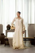 Wahaj M Khan | Sanam Luxe | Ivory Sanam Kaftan - by Libasekhas UK - Registered Vendor of : Wahaj M Khan - 100% Original Designer Dress