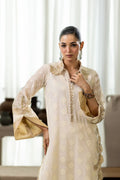 Wahaj M Khan | Sanam Luxe | Ivory Sanam Kaftan - by Libasekhas UK - Registered Vendor of : Wahaj M Khan - 100% Original Designer Dress