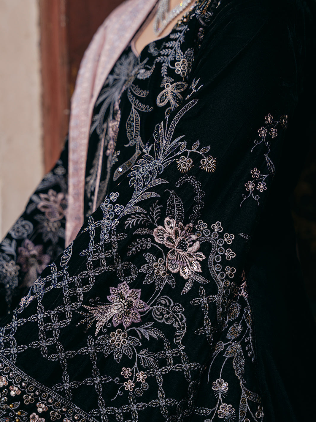 Flossie | Siara Velvet Formals | V-103 - B - by - Libasekhas UK - Registered Vendor of : Flossie - 100% Original Designer Dresss