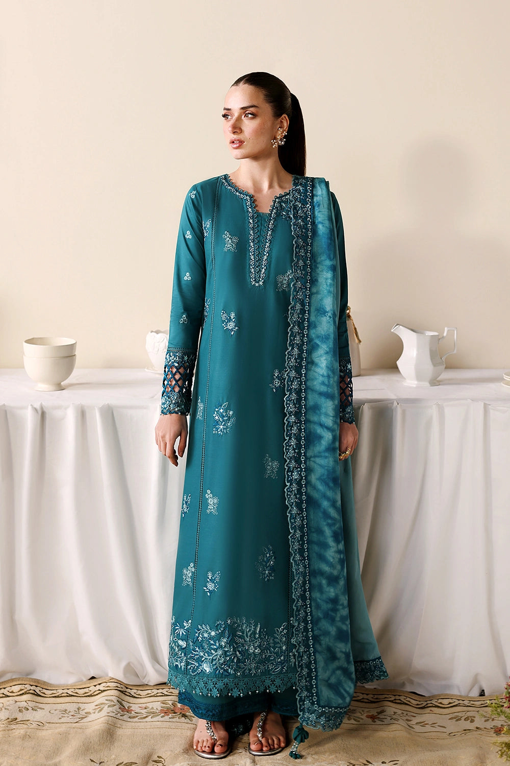 Azure | Luxury Lawn 26 | Sea Breeze - by Libasekhas UK - Registered Vendor of : Azure - 100% Original Designer Dress