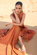 Cross Stitch | Eid Lawn 24 | RUSSET DUSK - by - Libasekhas UK - Registered Vendor of : Cross Stitch - 100% Original Designer Dresss