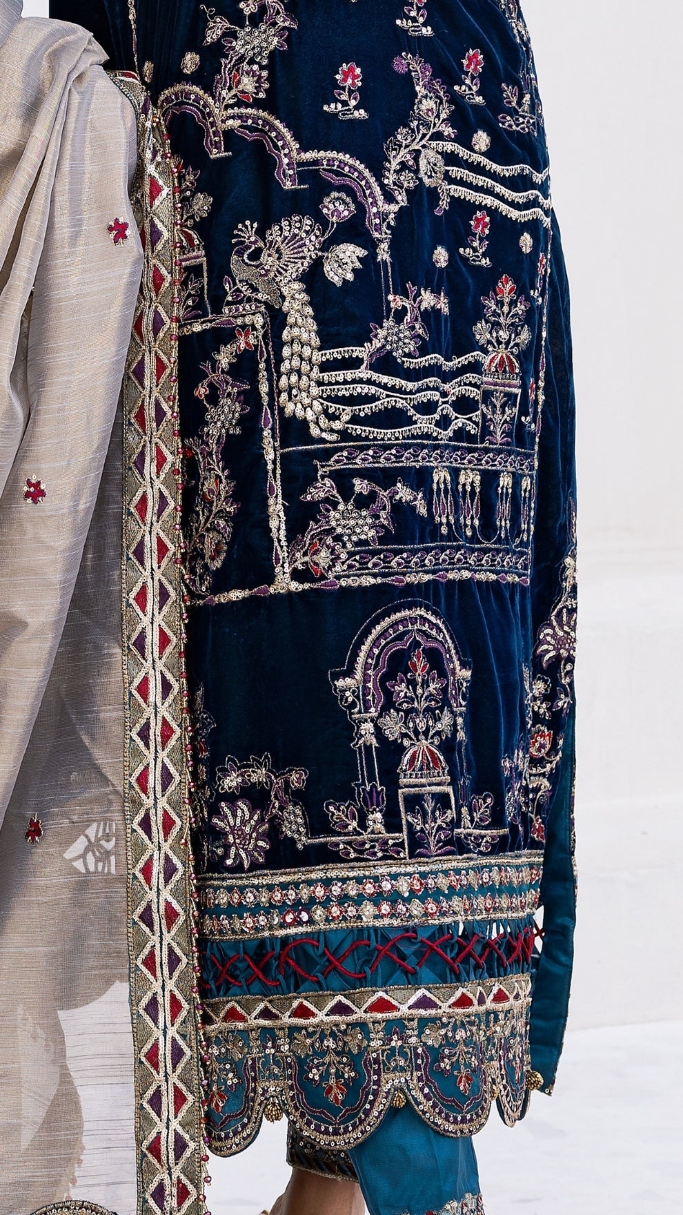 Zebtan | Andaz e Makhmal | ZAM-12 - by - Libasekhas UK - Registered Vendor of : Zebtan - 100% Original Designer Dresss