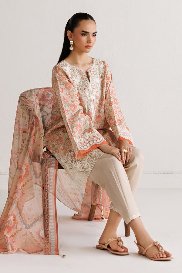 Baroque | Luxury Summer Pret | UF-4495 - by Libasekhas UK - Registered Vendor of : Baroque - 100% Original Designer Dress