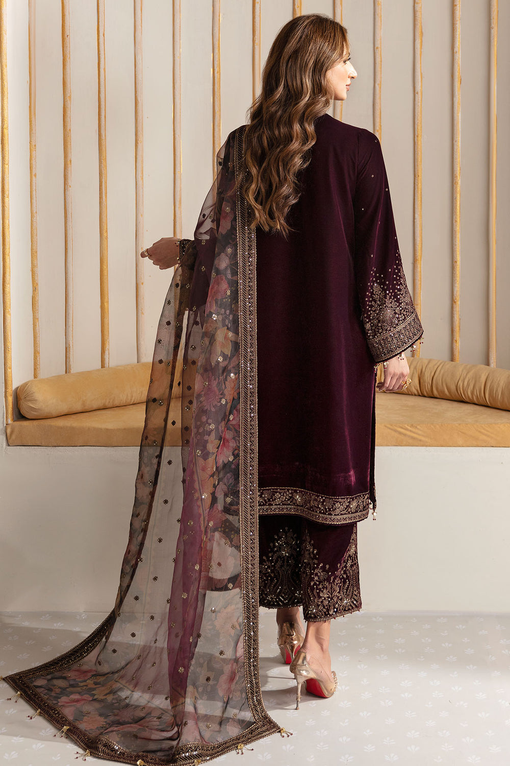 Jazmin | Velvet Edit 24 |  Velvet Formal VF-2012 - by - Libasekhas UK - Registered Vendor of : Jazmin - 100% Original Designer Dresss