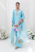 Chic Ophicial | Aarzu Luxe Pret | Sea Breeze Rose - by Libasekhas UK - Registered Vendor of : Chic Ophicial - 100% Original Designer Dress