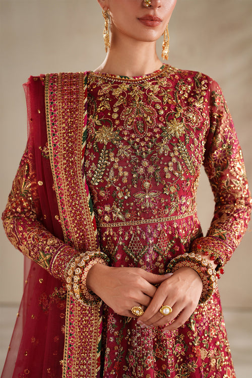 Baroque | Formals Collection | EMBROIDERED NET UF-4370 - by Libasekhas UK - Registered Vendor of : Baroque - 100% Original Designer Dress