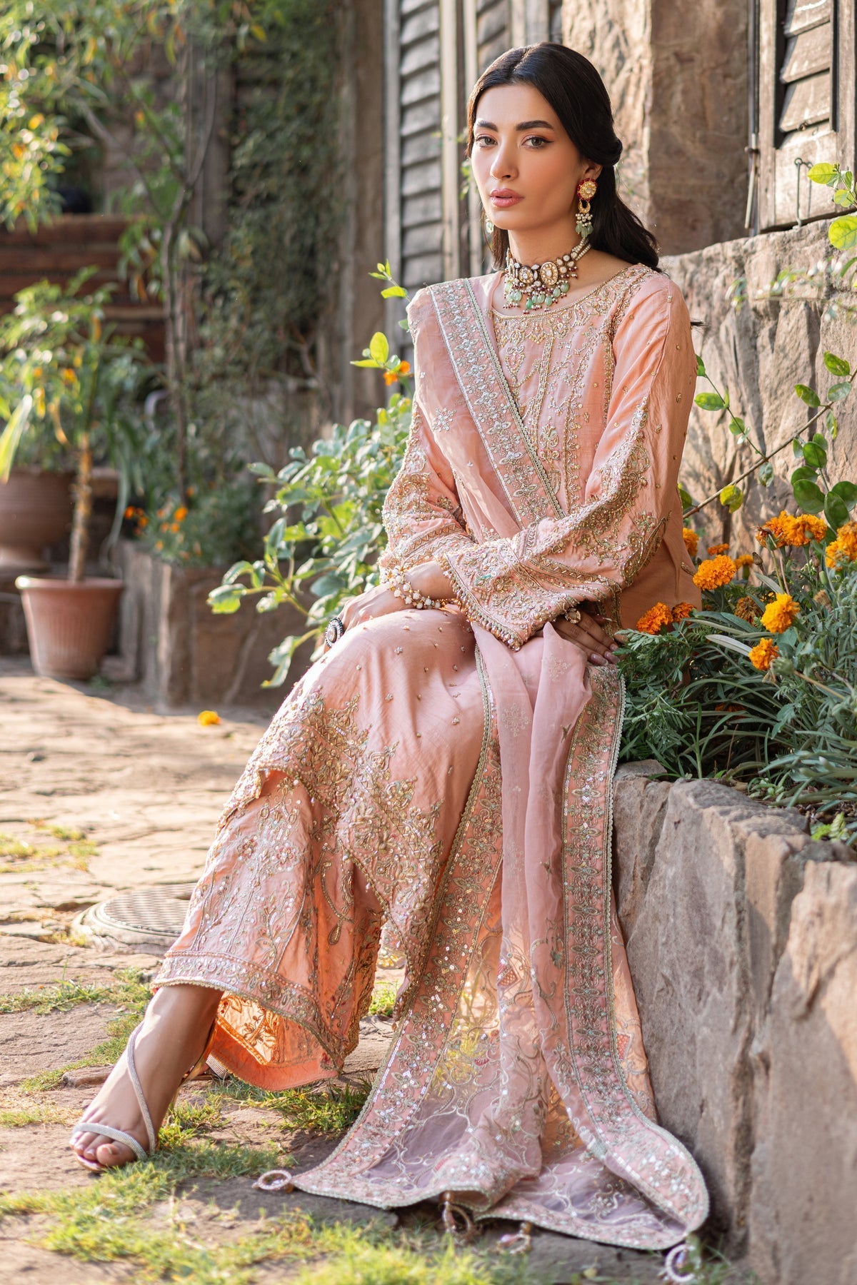 Naqshi | Samarkand Wedding Formals | Nazneen - by - Libasekhas UK - Registered Vendor of : Naqshi - 100% Original Designer Dresss