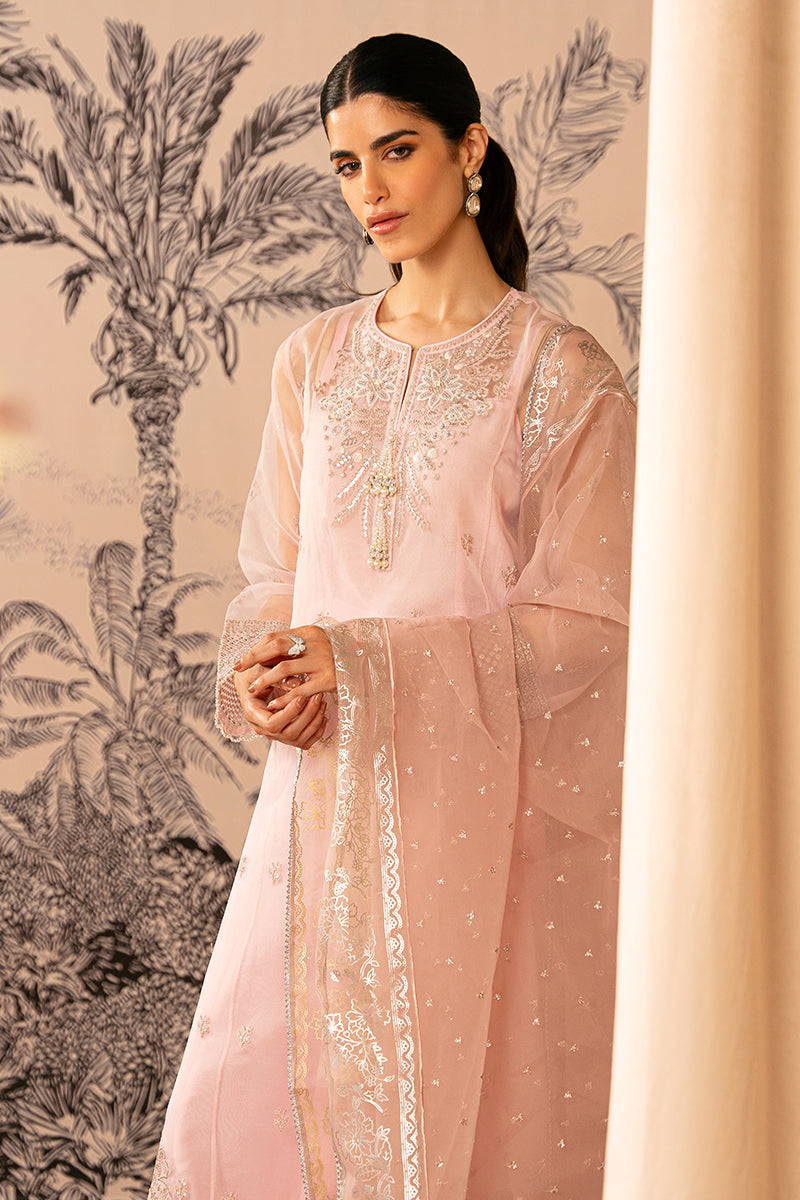 Cross Stitch | Luxe Atelier 24 | PINK BLISS - by - Libasekhas UK - Registered Vendor of : Cross Stitch - 100% Original Designer Dresss