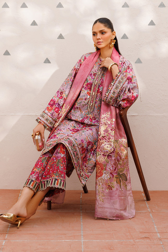Baroque | Luxury Pret Summer | UF-4398 - by Libasekhas UK - Registered Vendor of : Baroque - 100% Original Designer Dress