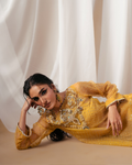 Vasal | Zyra Luxe Pret 26 | Golden Dusk - by Libasekhas UK - Registered Vendor of : Vasal - 100% Original Designer Dress