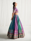 Gulaal | Aira Printed Silk | Mosaic Muse - by Libasekhas UK - Registered Vendor of : Gulaal - 100% Original Designer Dress