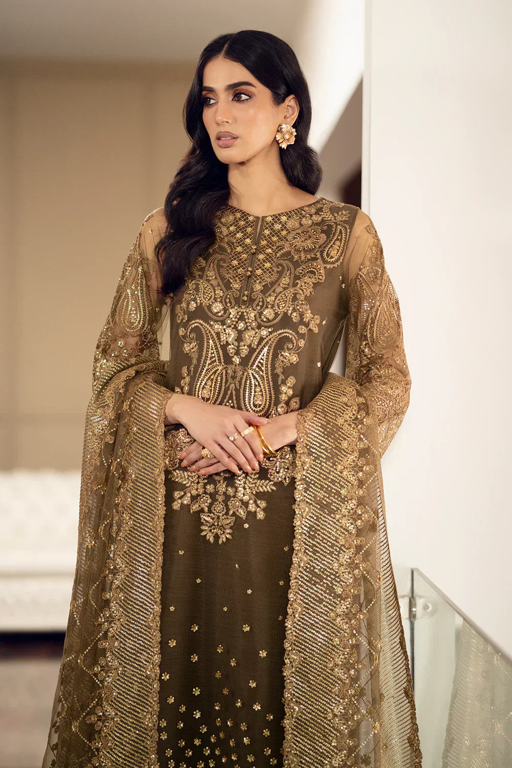 Baroque | Formals Collection | UF-508 - by - Libasekhas UK - Registered Vendor of : Baroque - 100% Original Designer Dresss