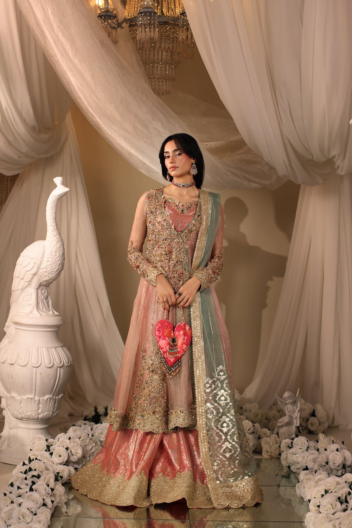 Musferah Saad | Casa Blance |Mughal Blossom - by Libasekhas UK - Registered Vendor of : Musferah Saad - 100% Original Designer Dress