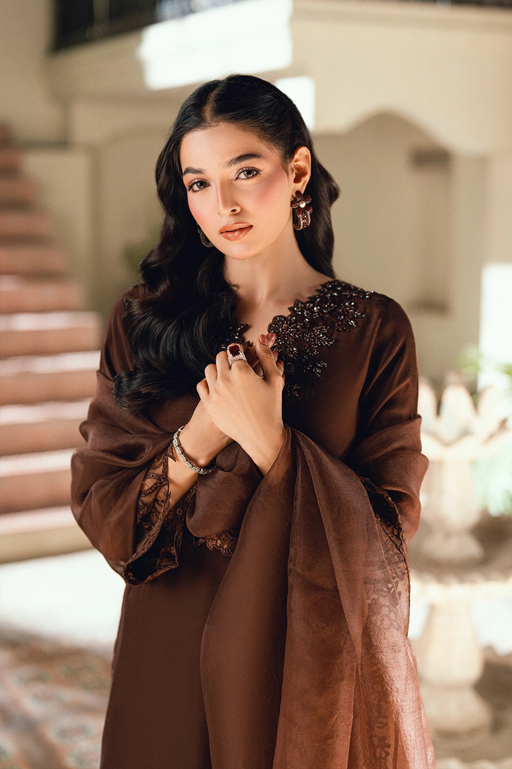 Azure | Vogue Formals | Cocoa Glaze - by Libasekhas UK - Registered Vendor of : Azure - 100% Original Designer Dress