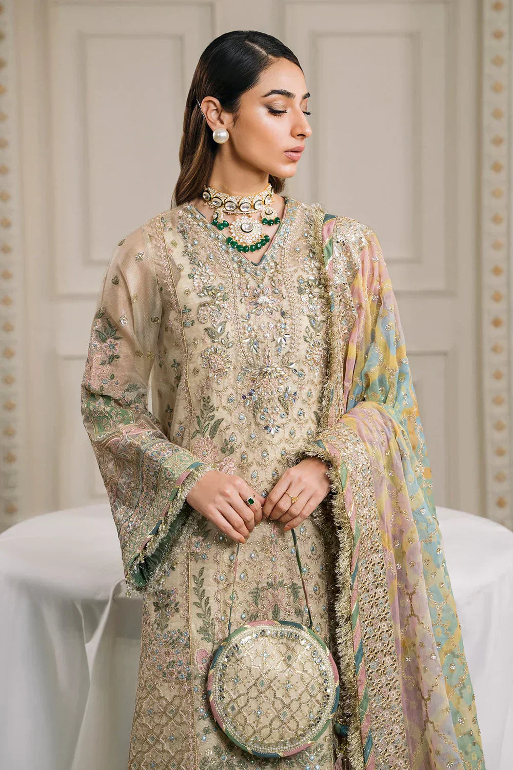 Baroque | Chantelle Embroidered Collection | CH12-04 - by - Libasekhas UK - Registered Vendor of : Baroque - 100% Original Designer Dresss