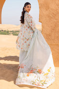Cross Stitch | Eid Lawn 24 | AQUA GLAZE - by - Libasekhas UK - Registered Vendor of : Cross Stitch - 100% Original Designer Dresss