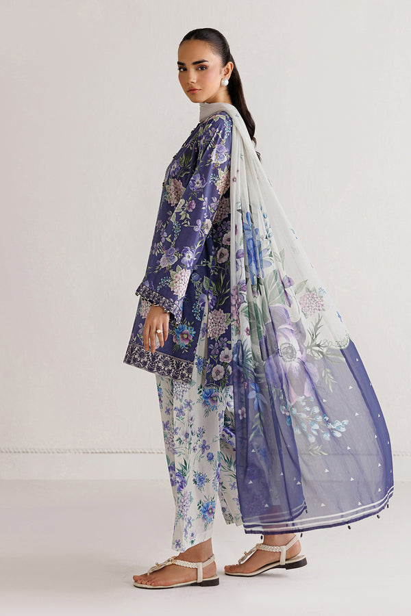Baroque | Luxury Summer Pret |  UF-4496 - by Libasekhas UK - Registered Vendor of : Baroque - 100% Original Designer Dress