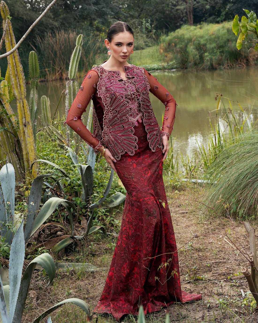 Mysie by Tahira | Eid Festive | ACASIA - by Libasekhas UK - Registered Vendor of : Mysie by Tahira - 100% Original Designer Dress