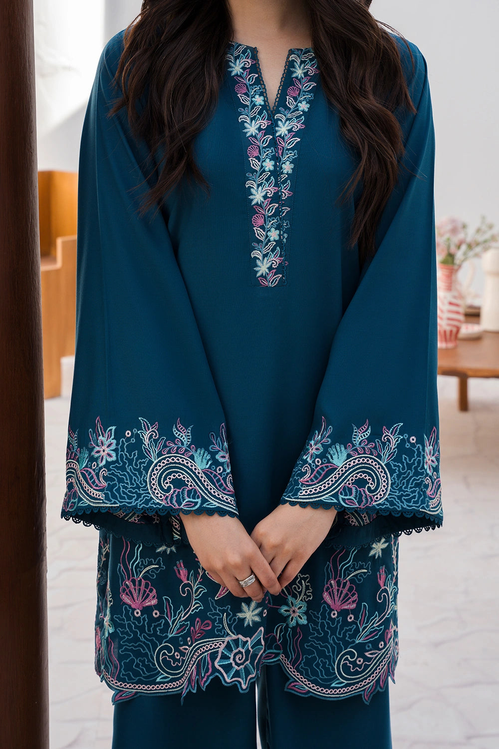 Azure | Chic Essentials | Aquamarine - by Libasekhas UK - Registered Vendor of : Azure - 100% Original Designer Dress