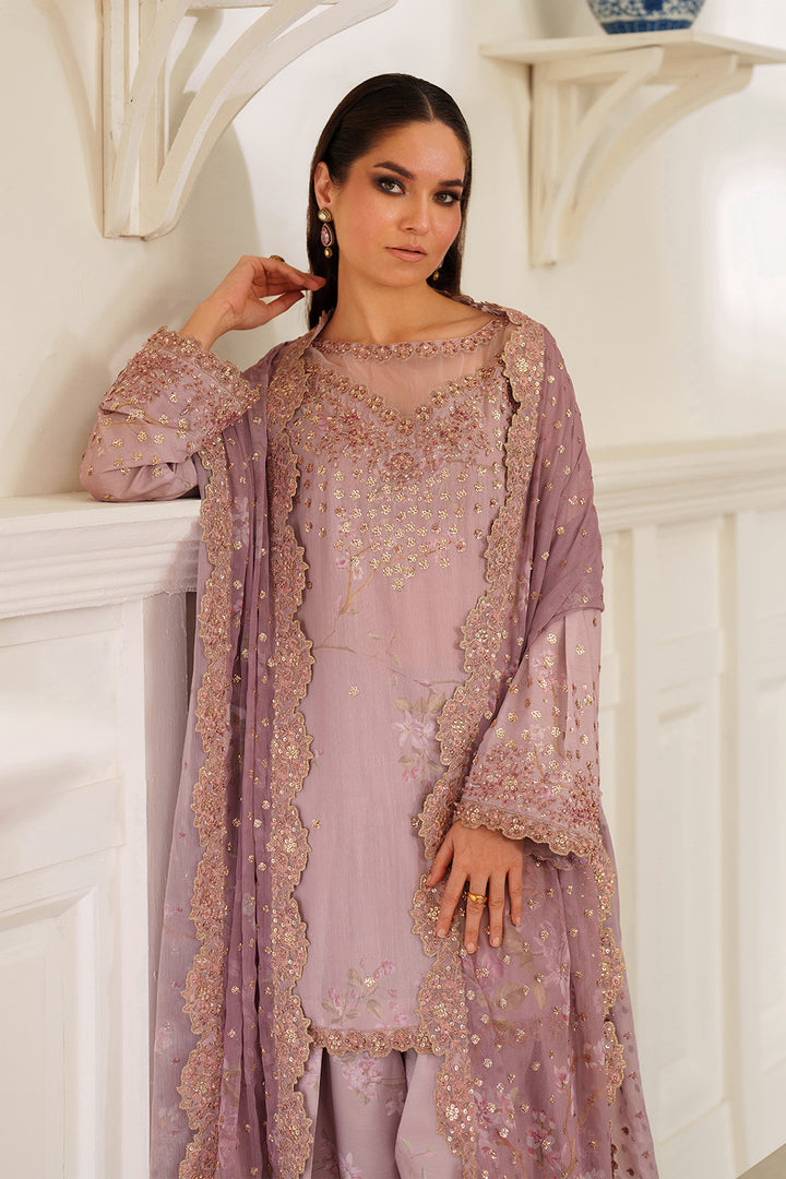 Iznik | Printed Formals | UE-540 - by Libasekhas UK - Registered Vendor of : Iznik - 100% Original Designer Dress