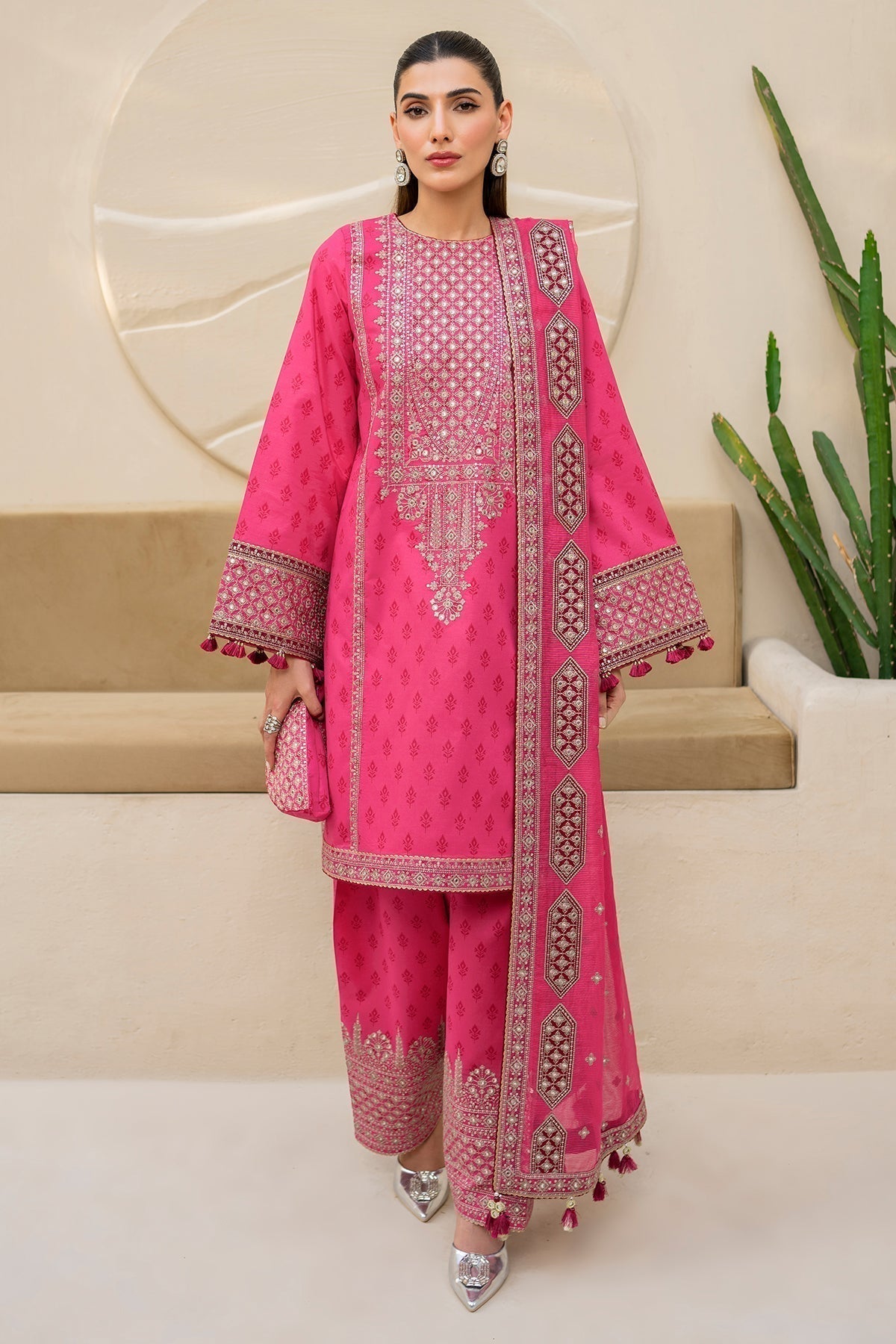 Jazmin | Irish Lawn SS 24 | D3 - by - Libasekhas UK - Registered Vendor of : Jazmin - 100% Original Designer Dresss