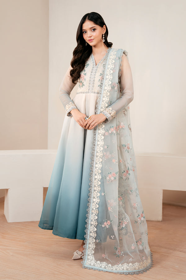 Baroque | Luxury Pret 25 | EMBROIDERED CHIFFON PR-1056 - by Libasekhas UK - Registered Vendor of : Baroque - 100% Original Designer Dress