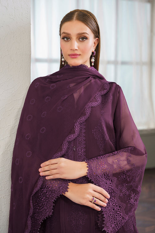 Baroque | Luxury Pret 24 | CHIFFON UF-519 - by - Libasekhas UK - Registered Vendor of : Baroque - 100% Original Designer Dresss