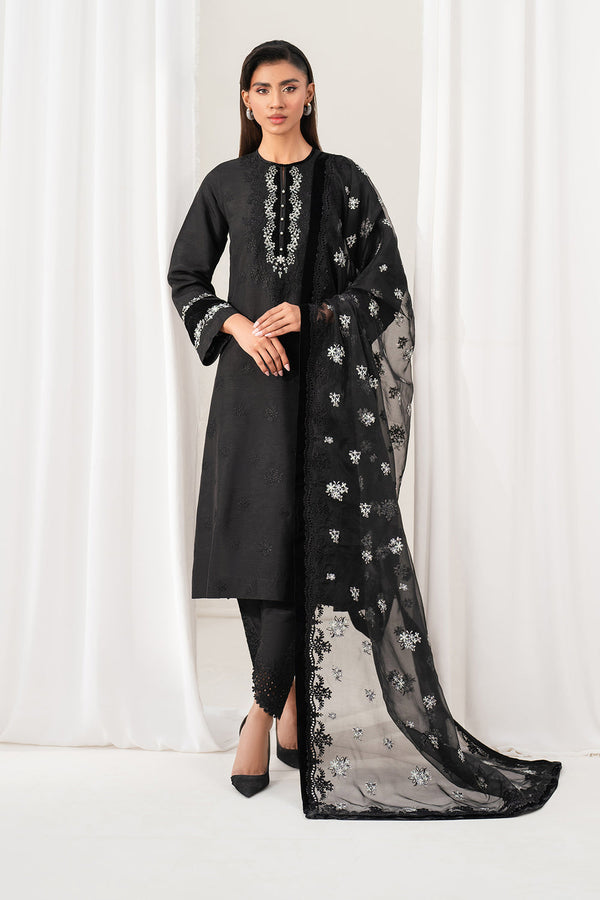 Baroque | Formals Collection | EMBROIDERED RAW SILK UF-4137 - by Libasekhas UK - Registered Vendor of : Baroque - 100% Original Designer Dress