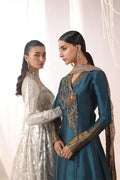 Musferah Saad | Into Twilight | Teal Temptress - by Libasekhas UK - Registered Vendor of : Musferah Saad - 100% Original Designer Dress