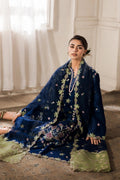 Rangrasiya | Lumeire Silk |Azul - by Libasekhas UK - Registered Vendor of : Rangrasiya - 100% Original Designer Dress