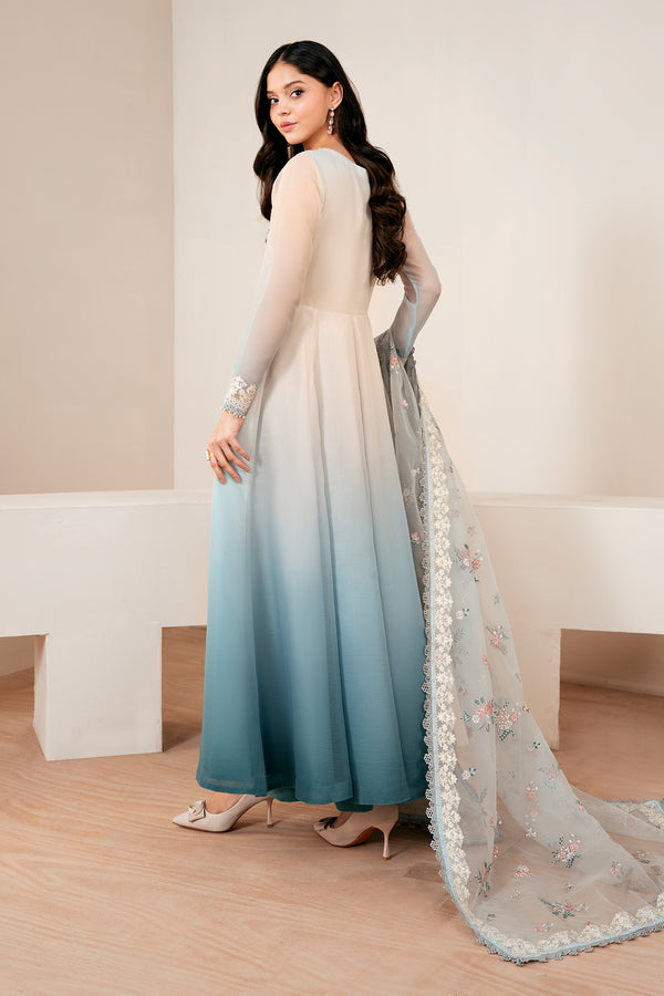 Baroque | Luxury Pret 25 | EMBROIDERED CHIFFON PR-1056 - by Libasekhas UK - Registered Vendor of : Baroque - 100% Original Designer Dress