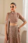 Iznik | Chinnon Chiffon | CC-43 Embroidered Net - by - Libasekhas UK - Registered Vendor of : Iznik - 100% Original Designer Dresss