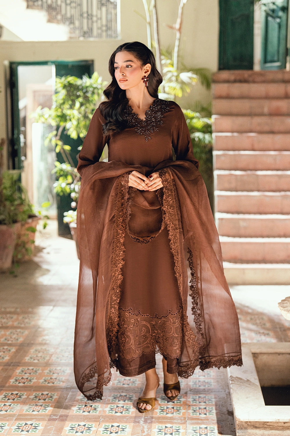Azure | Vogue Formals | Cocoa Glaze - by Libasekhas UK - Registered Vendor of : Azure - 100% Original Designer Dress