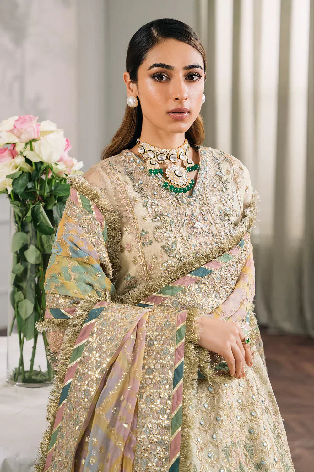Baroque | Chantelle Embroidered Collection | CH12-04 - by - Libasekhas UK - Registered Vendor of : Baroque - 100% Original Designer Dresss