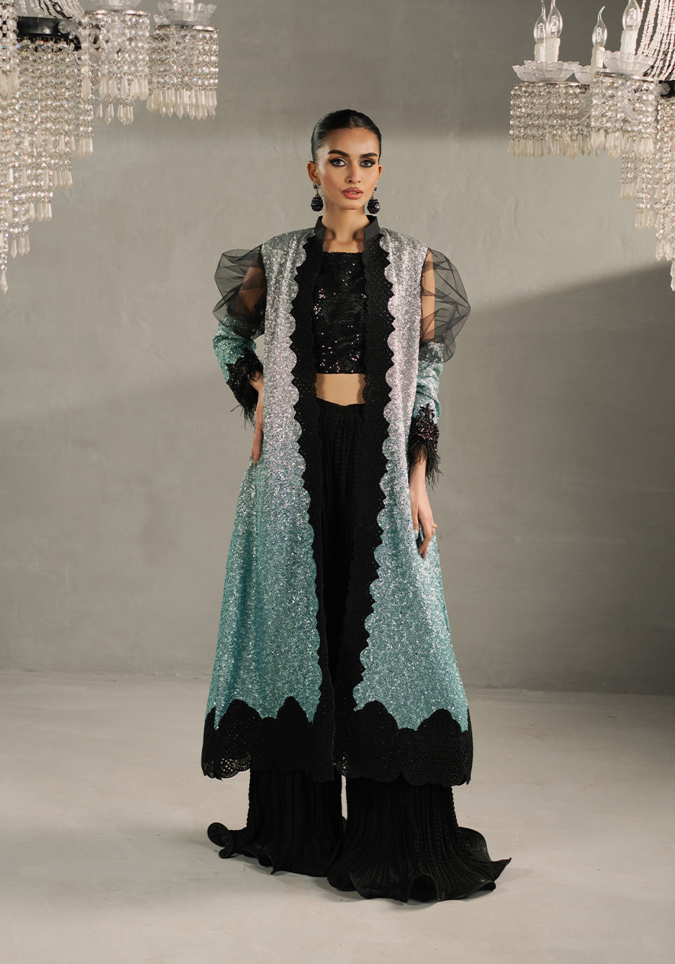 Zarqash | Silk Edit | ZQS 020 MEIRA - by - Libasekhas UK - Registered Vendor of : Zarqash - 100% Original Designer Dresss