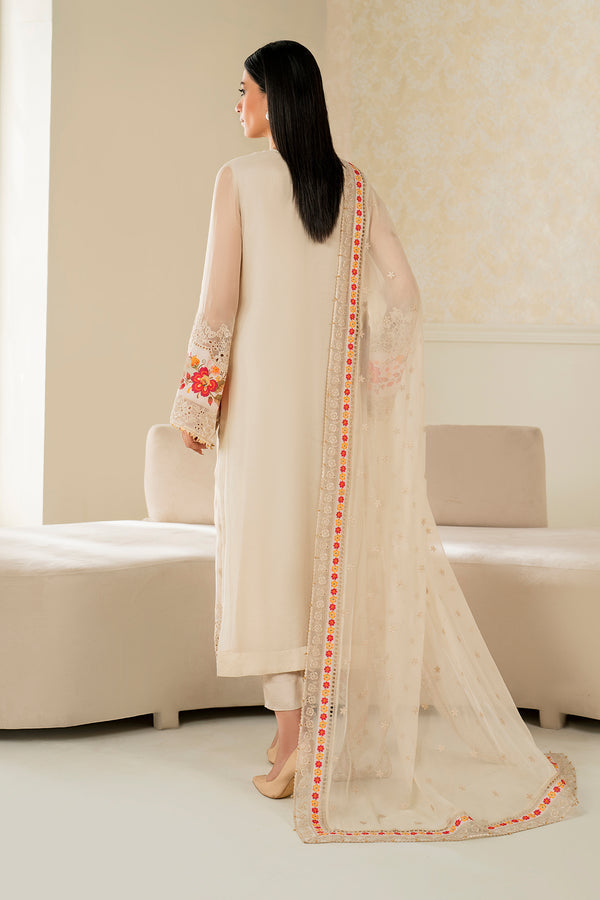 Baroque | Luxury Pret 25 | EMBROIDERED CHIFFON PR-1145 - by Libasekhas UK - Registered Vendor of : Baroque - 100% Original Designer Dress
