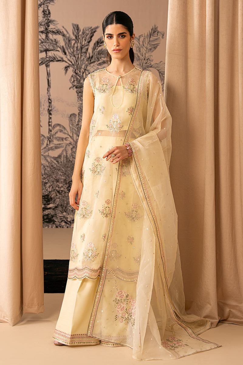 Cross Stitch | Luxe Atelier 24 | OPAL GLOW - by - Libasekhas UK - Registered Vendor of : Cross Stitch - 100% Original Designer Dresss