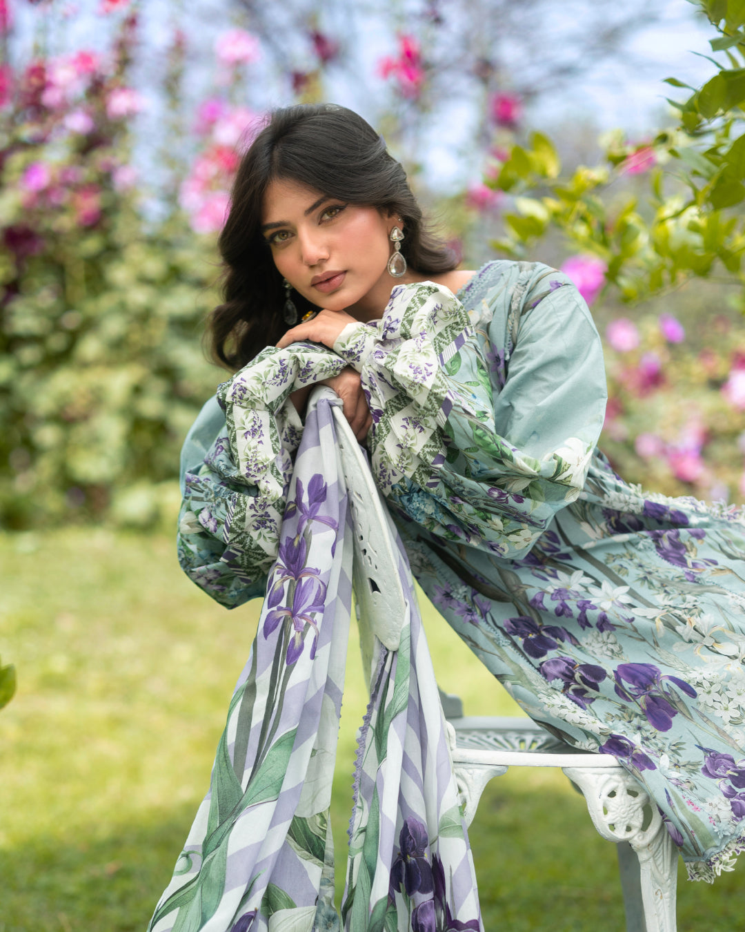 Elaf Premium | Bridgerton Prints 26 | EPB-2B LADY EVER - by Libasekhas UK - Registered Vendor of : Elaf Premium - 100% Original Designer Dress