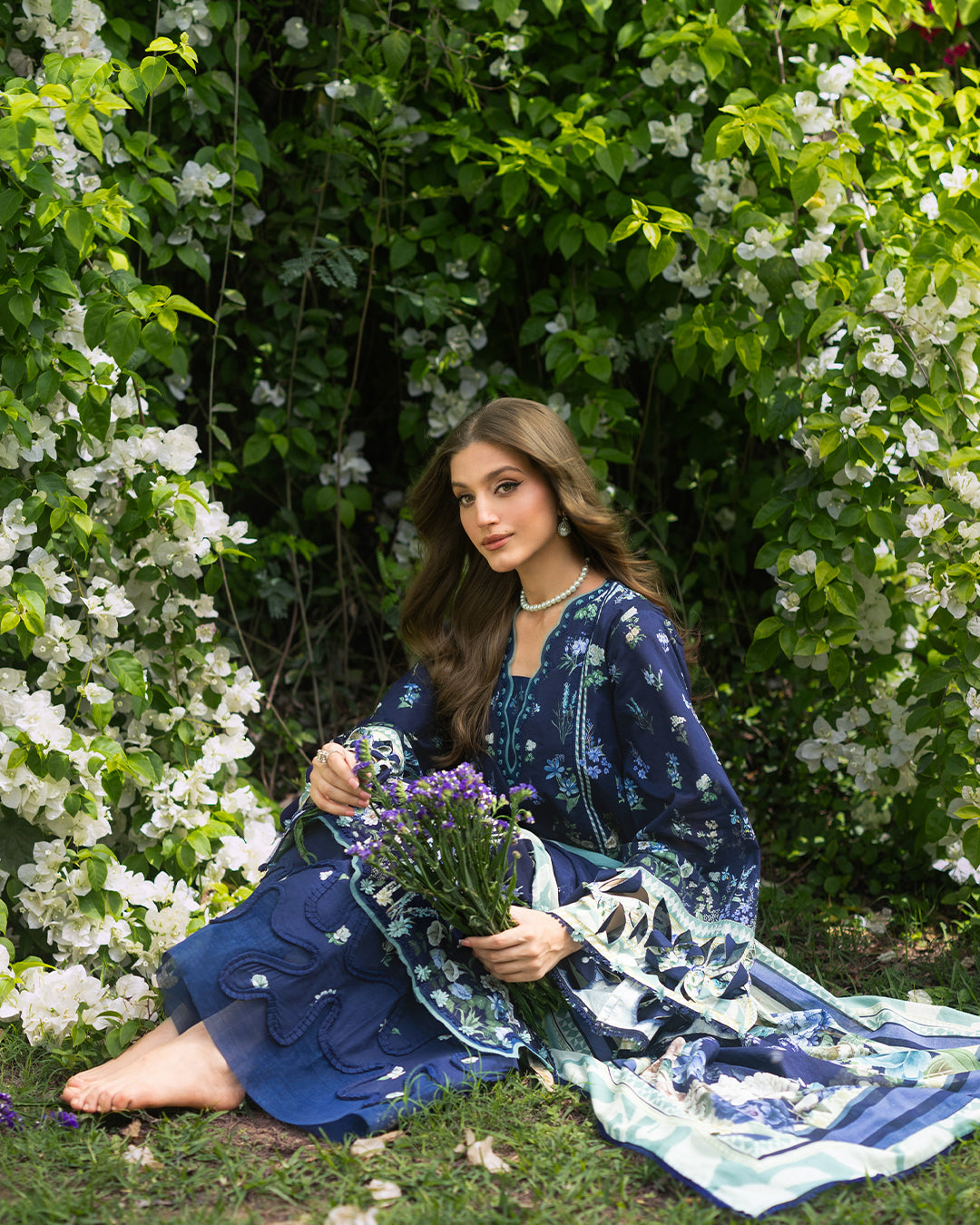 Elaf Premium | Bridgerton Prints 26 | EPB-6B FIORITA - by Libasekhas UK - Registered Vendor of : Elaf Premium - 100% Original Designer Dress