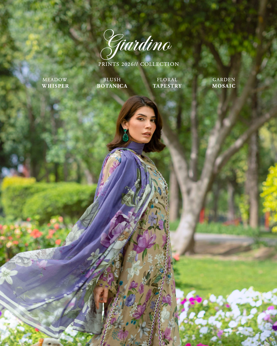 Elaf Premium | Bridgerton Prints 26 | EPB-4A GIARDINO - by Libasekhas UK - Registered Vendor of : Elaf Premium - 100% Original Designer Dress