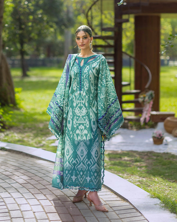 Elaf Premium | Bridgerton Prints 26 | EPB-1A NIA MARE - by Libasekhas UK - Registered Vendor of : Elaf Premium - 100% Original Designer Dress