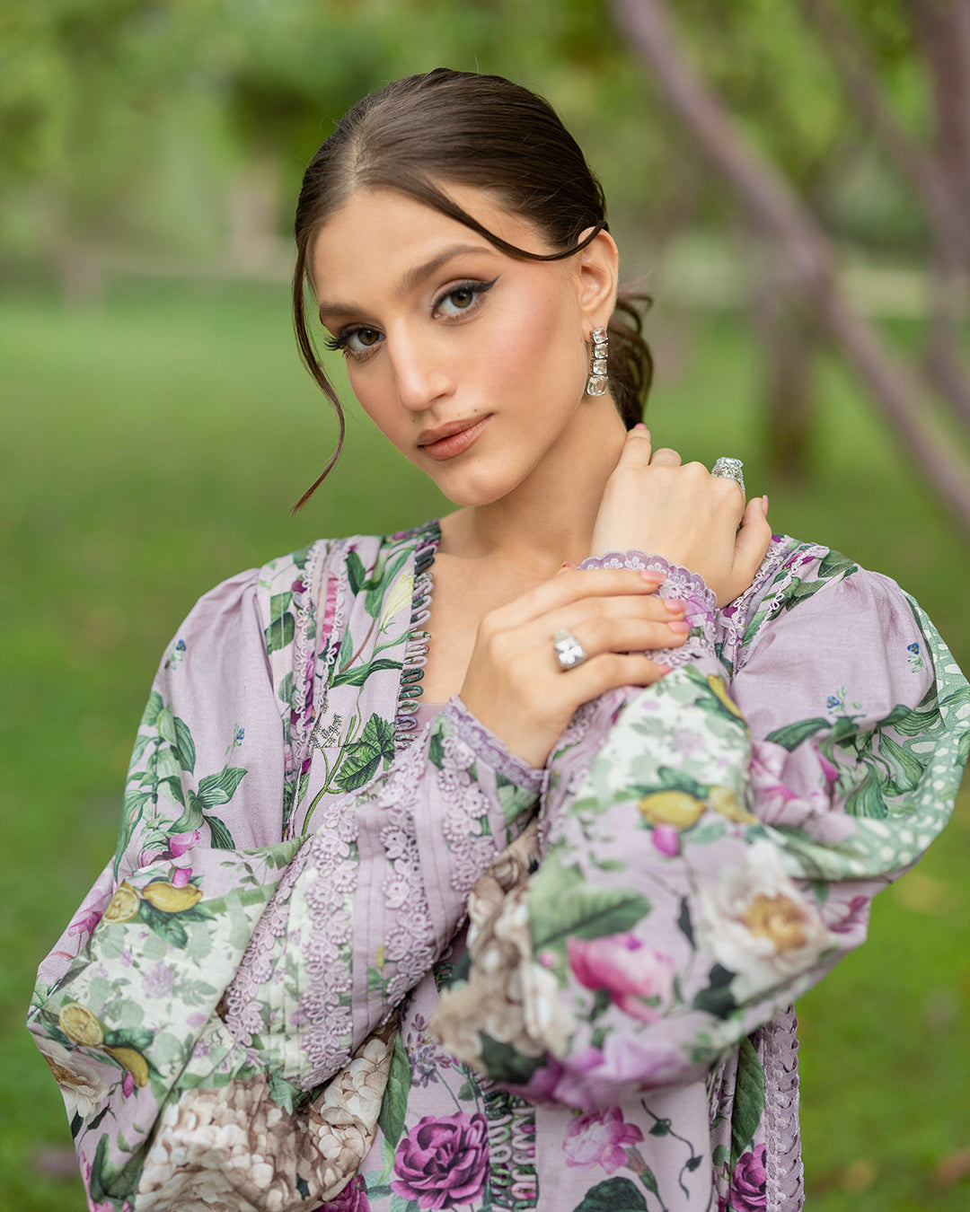 Elaf Premium | Bridgerton Prints 26 | EPB-3A ELVIRA - by Libasekhas UK - Registered Vendor of : Elaf Premium - 100% Original Designer Dress