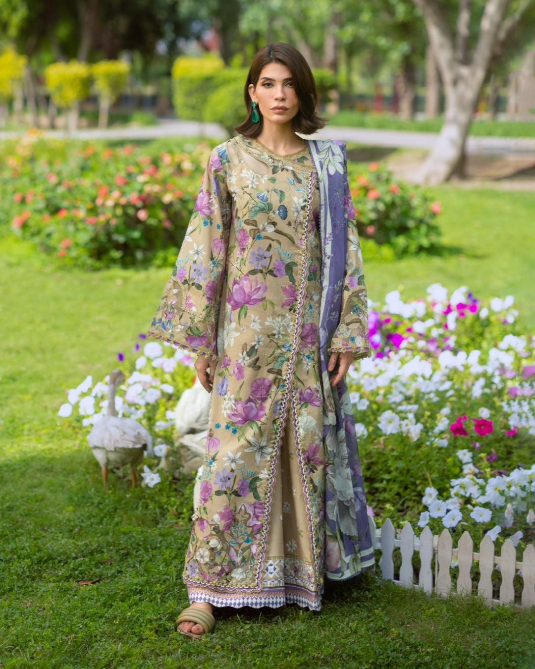 Elaf Premium | Bridgerton Prints 26 | EPB-4A GIARDINO - by Libasekhas UK - Registered Vendor of : Elaf Premium - 100% Original Designer Dress