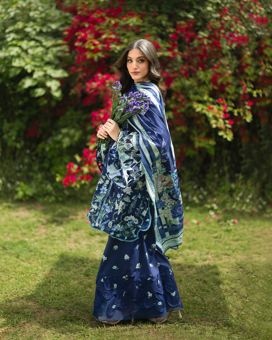 Elaf Premium | Bridgerton Prints 26 | EPB-6B FIORITA - by Libasekhas UK - Registered Vendor of : Elaf Premium - 100% Original Designer Dress