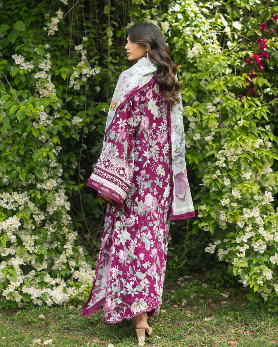 Elaf Premium | Bridgerton Prints 26 | EPB-4B DOLCE ROSA - by Libasekhas UK - Registered Vendor of : Elaf Premium - 100% Original Designer Dress