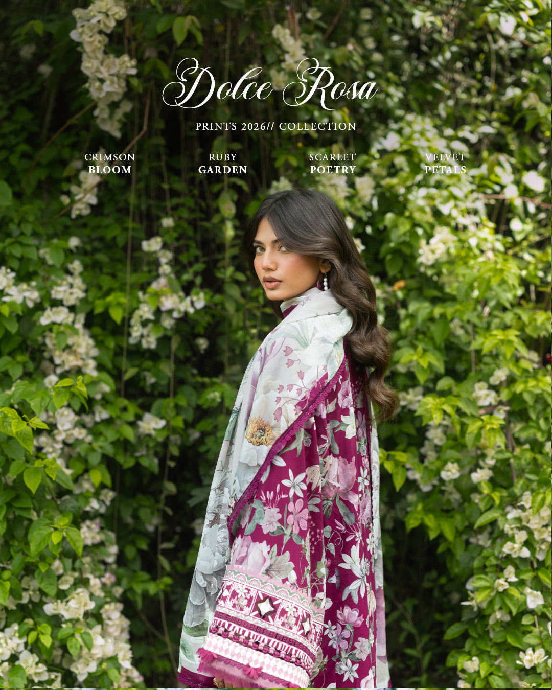Elaf Premium | Bridgerton Prints 26 | EPB-4B DOLCE ROSA - by Libasekhas UK - Registered Vendor of : Elaf Premium - 100% Original Designer Dress