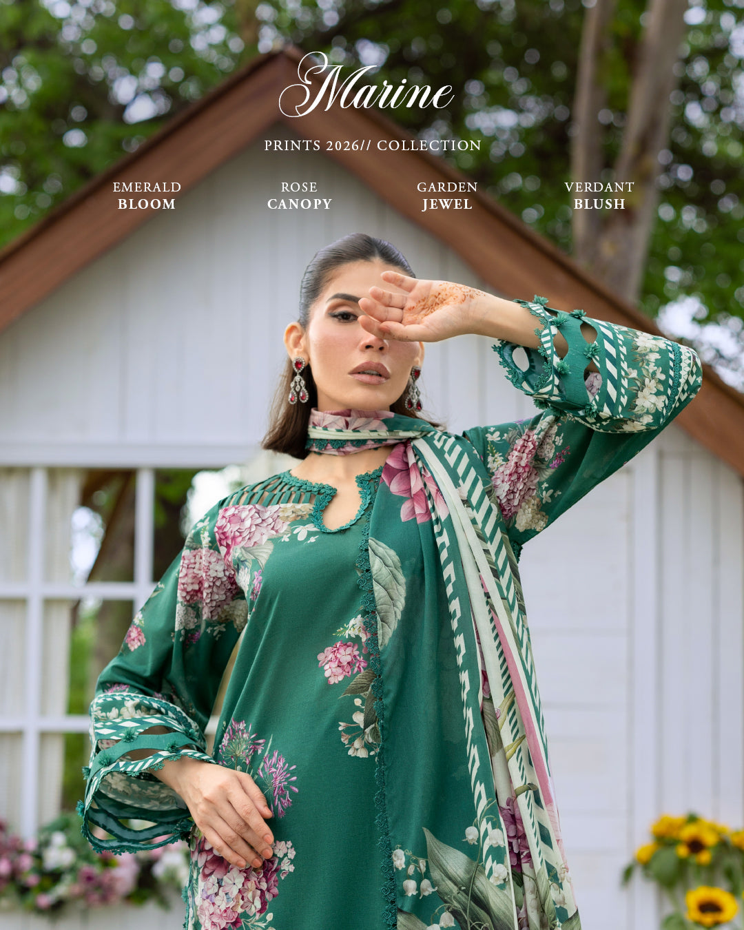 Elaf Premium | Bridgerton Prints 26 | EPB-8B MARIN - by Libasekhas UK - Registered Vendor of : Elaf Premium - 100% Original Designer Dress