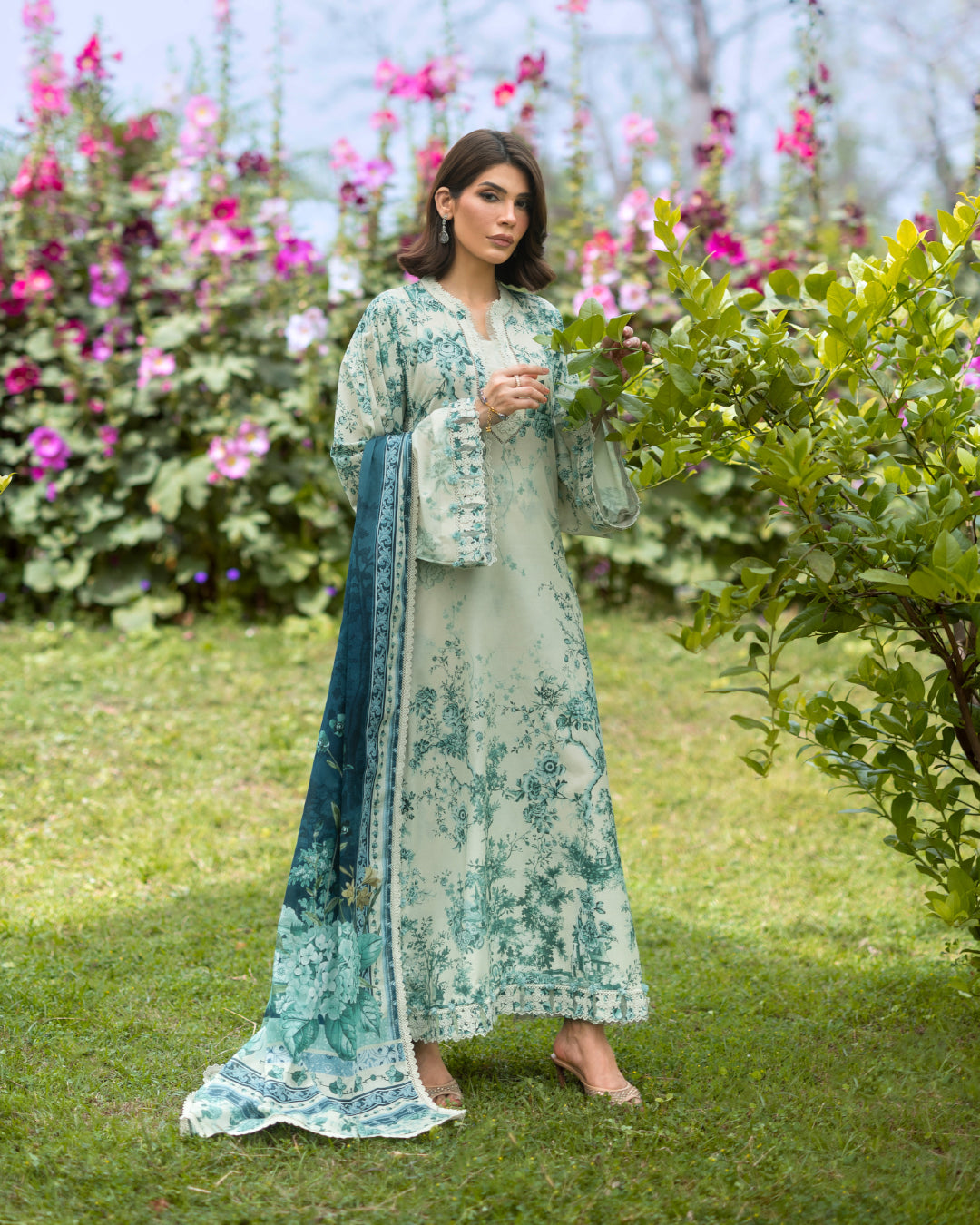 Elaf Premium | Bridgerton Prints 26 | EPB-7A DAPHANEE - by Libasekhas UK - Registered Vendor of : Elaf Premium - 100% Original Designer Dress